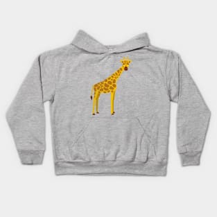 Giraffe - Simple Vector Illustration Kids Hoodie